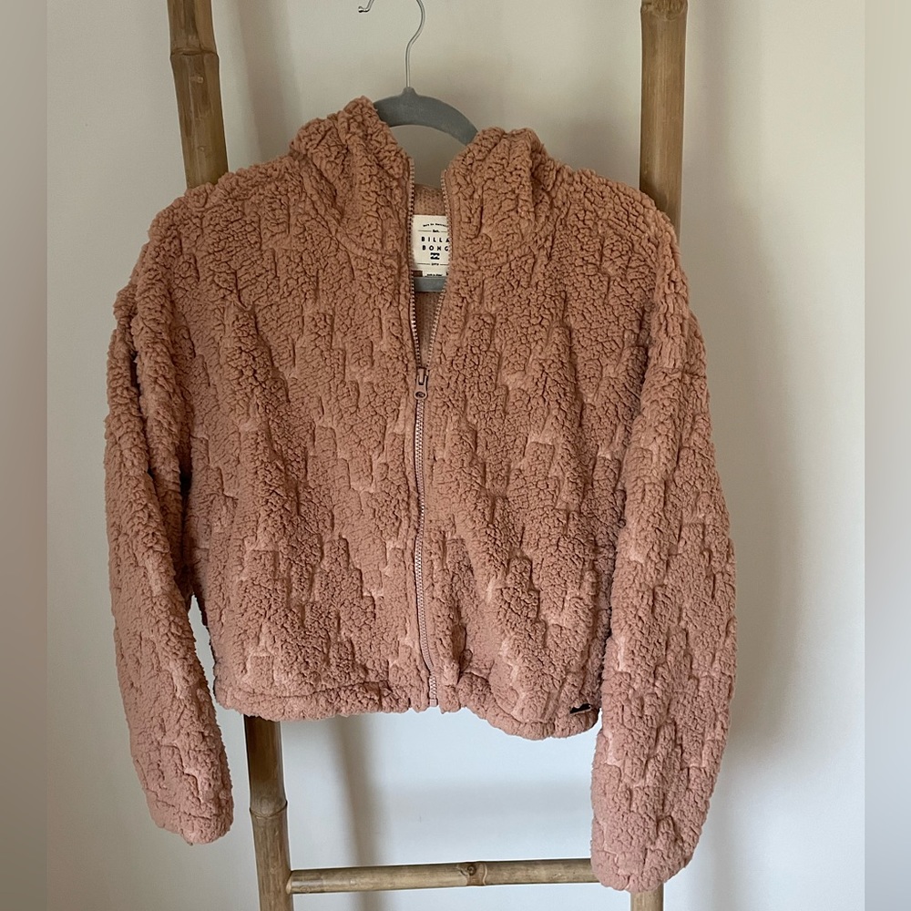Billabong Women’s “Marlowe” Jacket Size Small in Nude Mood/ Pink - Picture 4 of 8